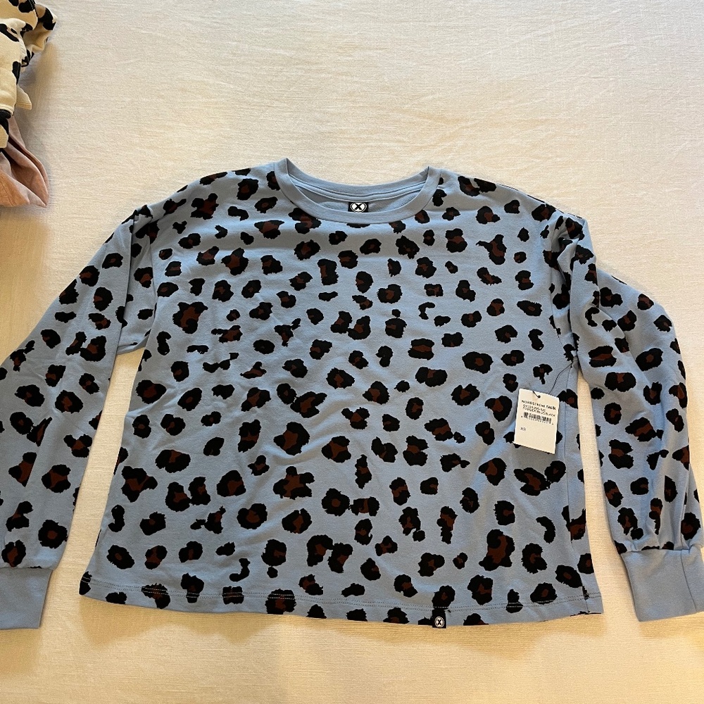 Brand New "Circle X"  Boxy Cropped Sweatshirt, Size X-Small